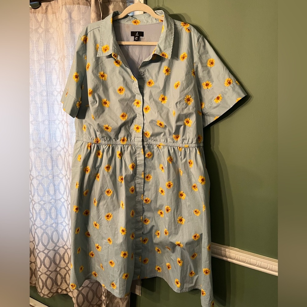 J Jason Wu midi shirt dress size 3xp